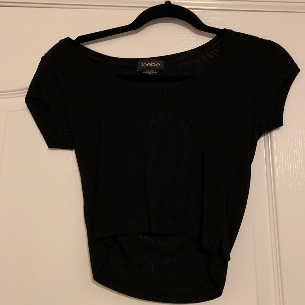 Bebe Cropped Tee - Picture 2 of 2